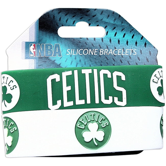 aminco NBA San Antonio Spurs Silicone Rubber Bracelet Wristbands 2-Pack