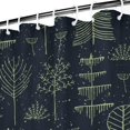 thumbnail image 3 of Shower Curtain for Bathroom Farmhouse Xmas Covered Snow Bathroom Curtain Waterproof Simple Shower Curtain Hooks Included,72x72Inch, 3 of 5