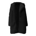 thumbnail image 5 of Long Sleeve Jacket Elegant Shawl Collar Winter Coat Warm Plus Size Outerwear Soft, 5 of 5