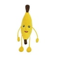 thumbnail image 2 of Almencla Banana Toy Cartoon Doll Sofa Ornaments Creative Stuffed Banana Pillow Fruits Toy for Kids 70cm, 2 of 8