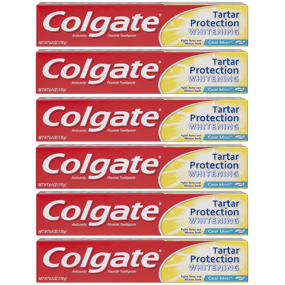 Colgate Tartar Protection Toothpaste with Whitening, Anticavity