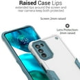 thumbnail image 6 of CoverON For Motorola Moto G 5G 2022 Phone Case, Military Grade Heavy Duty Rugged Cover Grip, White, 6 of 10