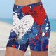 thumbnail image 5 of Pantalones Cortos de Yoga para Mujeres, Leggings de Yoga Impresas, Pantalones Activos Deportivos de Gimnasio de Ejercicio, 5 of 5