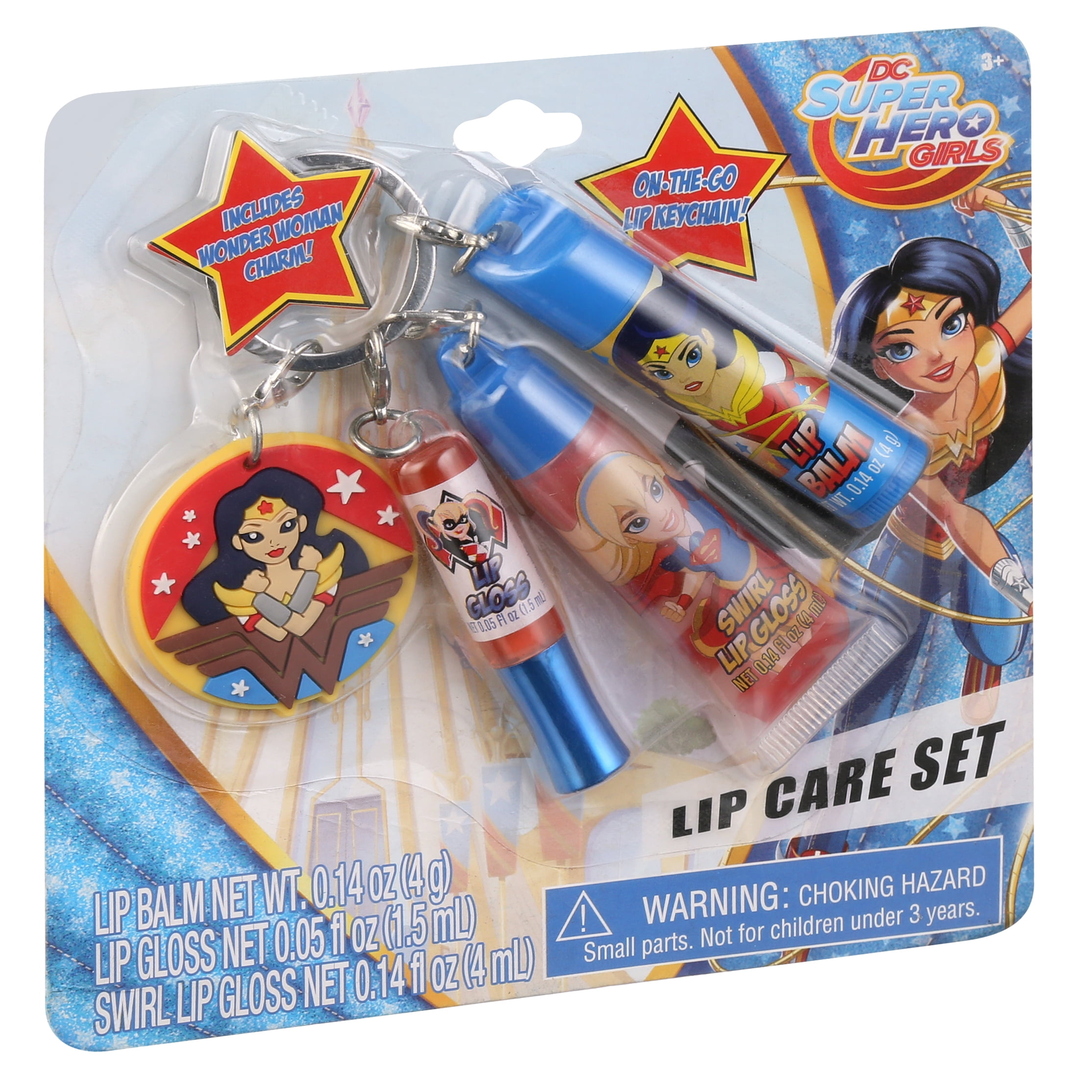 Dc Girls Lip Gloss Keychain