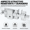 thumbnail image 5 of "Cerradura De Barra Chapas Para Puertas Seguridad, Derecha Cromado Malubero, Plateado ", 5 of 5