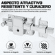 thumbnail image 5 of "Cerradura De Barra Chapas Para Puertas Seguridad, Derecha Cromado Malubero, Plateado ", 5 of 5