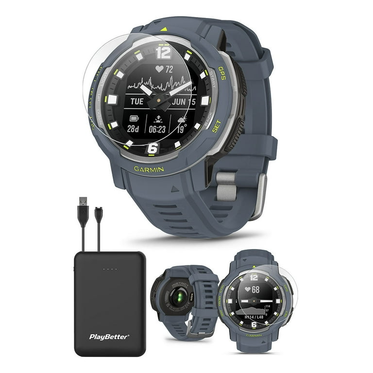 Garmin Instinct Crossover Solar Tactical Black Hybrid Rugged