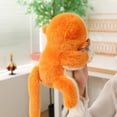 thumbnail image 6 of Lifelike Monkey Stuffed Animal Doll 8.7'' Magnetic Plush Monkey Toy Doll Curtain Storage Decor, 6 of 6