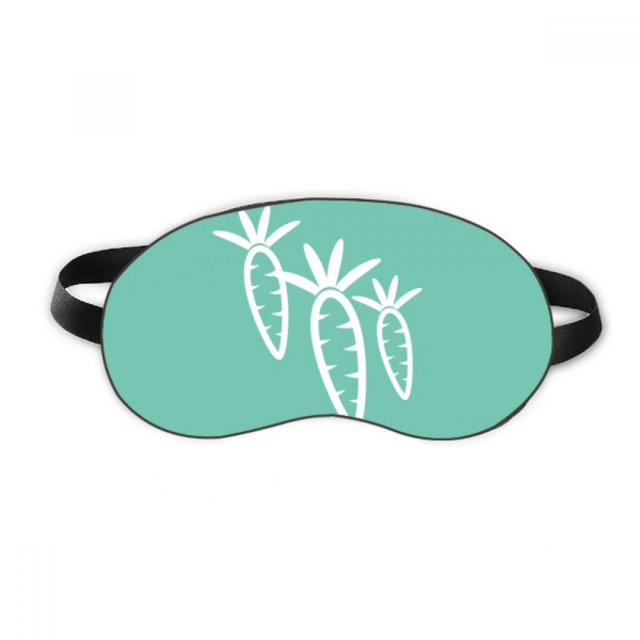 Vegetable Expression Happy Carrot Body Sleep Eye Shield Soft Night Blindfold Shade Cover