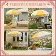 thumbnail image 4 of LAGarden 6 Ft Fringe Umbrella Replacement Canopy Top Cover Outdoor Patio Yard, 4 of 6