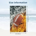 thumbnail image 4 of American Football Beach Towel Large Sand Free Quick Dry Ball Sport Bath Towels Gift for Men Boys Pool Bathroom Swimming Travel, 4 of 7