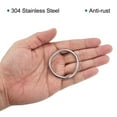 thumbnail image 4 of 40mmx48mm Dia 304 Stainless Steel O Ring Seamless Welded O-Ring for DIY 10 Pack, 4 of 5