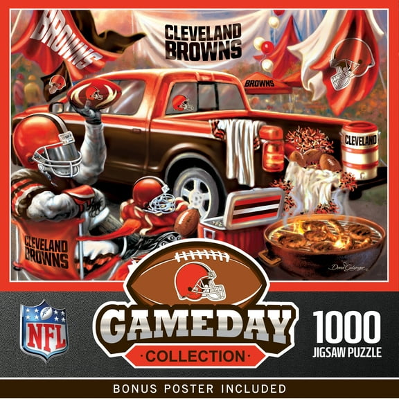 MasterPieces 1000 Piece Jigsaw Puzzle - NFL Cleveland Browns Gameday
