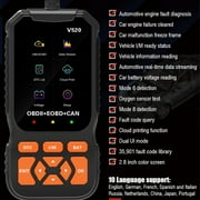 OBD2 Scanner Diagnostic Tool - Check Engine Light Code Reader, Reset Function, Data Stream, I/M Readiness, Full Features