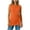 22·Orange, variant on DailyTrove Women Round Neck Side Ruched Split Hem Loose Fit Sleeveless Daily Tank Shirt
