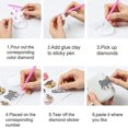 thumbnail image 5 of 12pcs Transport Diamond Painting Stickers for Kids, DIY Kit, Children's Painting Kit One Size for Adults, 5 of 5