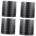 thumbnail image 3 of Bamboohart 4 Pieces Furniture Risers Anti Slip Bed Lift Risers for Desks Tables Cabinet Black, 3 of 9