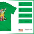 thumbnail image 4 of Tee Hunt You Only Live Once T-Shirt Cute Neon Dolphin Dean Russo Art Men's Tee, Green, Small, 4 of 5