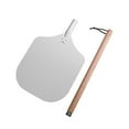 thumbnail image 4 of Pizza Peel Almacenamiento fácil para queso, pan, frutas, verduras portátiles versátil Uso de ahorro de ahorro Pizza Pizza Piceta de madera Mango de 52.5 cm con caja, 4 of 8