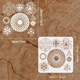 thumbnail image 3 of 1PC Cosmos Infinity Symbols Stencil 11.8x11.8 inch Drawing Painting Stencils, 3 of 9