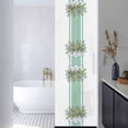 thumbnail image 3 of Sage Green Eucalyptus Leaves Window Privacy Film,Pastoral Summer Botanical Elegant Static Cling UV Sun Blocking Heat Control Window Tint Day and Night,Non-Adhesive One Way Privacy Cover 17.7''x78.7'', 3 of 7