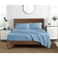 thumbnail image 2 of Mainstays Super Soft Brushed Microfiber Bed Sheet Set, Full, Placid Blue, 4 Piece, 2 of 12