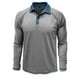 thumbnail image 2 of Blusa y camisa de manga larga con cuello vuelto para hombre, color liso, informal, a la moda, con botones, de poliéster, 2 of 3