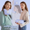 thumbnail image 2 of Regalos de cumpleaños YOOLIFE para niñas de 3, 4, 5, 6, 7, 8, 9, 10, 11, 12 y 13 años | Neceser con monograma | Estuche para maquillaje | Regalos para calcetines navideños | Regalos de cumpleaños para, 2 of 5