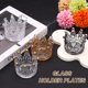 thumbnail image 4 of Uxcell 2 Pack Portavelas de Té, Portavelas de Vidrio en Forma de Corona de 3 Pulgadas, Soporte para Vela de Té Aromaterapia Centro de Mesa de Boda, Dorado, 4 of 6