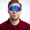 thumbnail image 4 of Gafas de motocross Estrela Biking, gafas de esquí con cojín esponjoso antirreflectante flexible, 4 of 5