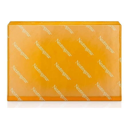 Neutrogena Original Fragrance-Free Facial Cleansing Bar with Glycerin, Pure & Transparent Gentle Face Wash Bar Soap, Free of Harsh Detergents, Dyes & Hardeners, 3.5 oz