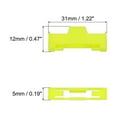 thumbnail image 2 of Unique Bargains 30 Pcs Clips de Câble Servo, Support de Fixation de Câble d'Extension ABS pour Modèle DIY Avion Bateau RC Jaune, 2 of 4
