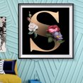 thumbnail image 2 of Cuadros Decorativos 5D Kit DIY flor alfabeto redondo diamante pintura mosaico Rhinestone imagen Ehuebsd Nuevos Originales, 2 of 9