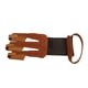 thumbnail image 2 of Wosthever Guantes de tiro Accesorios de cazador Protección de tres dedos Equipo de entrenamiento ajustable al aire libre Protector exquisito marrón tiro y tiro con Wosthever OD021123-00, 2 of 6