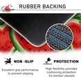 thumbnail image 4 of Hello Summer Watermelon Kitchen Rugs Set of 2, Heart Shaped Melons Sunflower Kitchen Mats Decor, Bee Seasonal Floor Door Mat Home Decorations -17x29 and 17x47 Inch, 4 of 6
