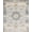 Grey Cream Blue, Pattern 16, variant on ODIKA 8'x10' Washable Area Rug Large Vintage Beige Distressed Border Scroll Dining Table Are for Living Room, Under Sectional, Family , Durable, Non-Slip