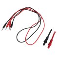 thumbnail image 1 of Kit De Prueba De Conector Tipo Banana Doble, Cables De Prueba De Conector Tipo Banana Multipropósito De 10 A Con 2 Ganchos Para Aplicaciones Eléctricas, 1 of 7