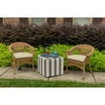 thumbnail image 2 of Casual Cushion Wicker Outdoor Chair Cushion, Sunbrella Fade & Water Resistant for Wicker Dining Chairs & Sunroom Seats, 18"W x 18"D, 2.5" thick, Reversible, Spectrum Sand, 2 of 5