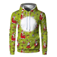 thumbnail image 3 of Sudaderas con capucha Tie Dye para Navidad, sudadera de gran tamaño, jersey en blanco de sublimación, ropa de Navidad de manga larga para imprimir Logotipo de foto, 3 of 5