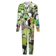 thumbnail image 4 of Invader Zim Unisex Onesie Pajamas Zipper Jumpsuit Hooded One Piece Sleepwear for Family Mens Womens, 4 of 8