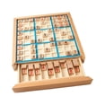 thumbnail image 2 of KAKOWELY number puzzle game board 1 Set Wooden Kids Numbers Puzzle Educational Playing Game Logical Development Reasoning Training Toy for Boys Girls (Random Color), 2 of 4