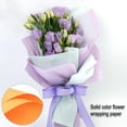 thumbnail image 4 of 20 sheets Flower Wrapping Paper Floral Bouquet Gift Packaging Supplies, 4 of 5