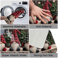 thumbnail image 2 of 1pc Christmas Gnomes Absorbent Non-Slip Bathroom Thickened Flannel Rug Decor,Soft,Quick Drying,Suitable For Indoor/outdoor Use,Bathrooms,Bedrooms,Kitchens,Terrace,Laundry Rooms,16"x24", 2 of 9