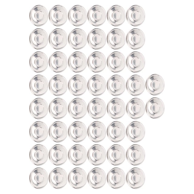 Boutons de Pantalon, Convivial 50 Ensembles Combo Vis Pointues Boutons Rivets Multifonctionnels Capuchon Rond en Acier Inoxydable pour Chemises