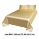 thumbnail image 3 of Xihbxyly Artículos para menores de 10 años Sábana de color liso con lavado de verano de seda helada, sábana apta para seda con 2 fundas de almohada, juego de cama de 3 piezas de seda helada, 3 of 7