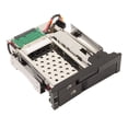 thumbnail image 4 of Carcasa para HDD interna de 2,5 y 3,5 pulgadas, doble bahía, 6 Gbps, intercambiable en caliente, buena disipación de calor, sin bandeja, caja para HDD, bastidor móvil, 4 of 12