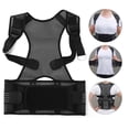 thumbnail image 4 of ATTOE Posture Corrector Thin Mesh Cloth Shoulder Back Waist Wrap Brace Orthotics Lumbar Clavicle Support Breathable for SummerL-4512, 4 of 5