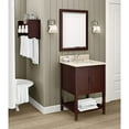 thumbnail image 3 of Alaterre AMIR0050 24 in. Beveled Bath Vanity Mirror, White, 3 of 6