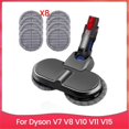 thumbnail image 1 of Vacuum Electric Floor Brush and Mop Cloth Set for Dyson V7 V8 V10 V11 V15 Vacuum Cleaner Replace Ele, 1 of 5