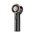 thumbnail image 2 of Ke1Clo Portable Digital Display Turbine Handheld Fan, USB Rechargeable Cool Function with Adjustable Wind Speed, Personal Mini Fan for Outdoor Office Home, Black, 2 of 6